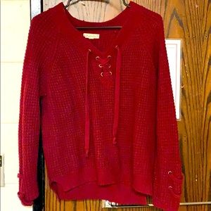 Maroon sweater